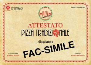 Attestato da Pizzaiolo